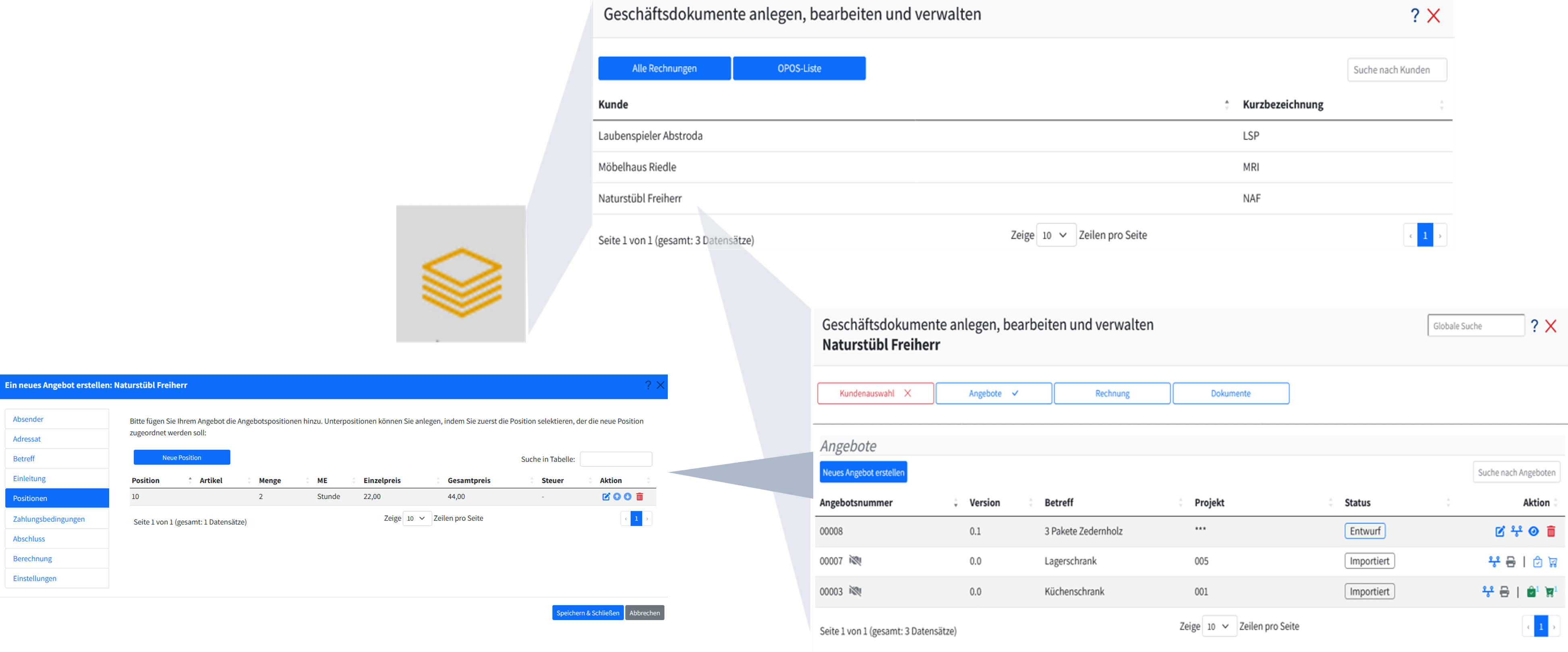 Angebotsverwaltung mit dem EP Enterprise Portal