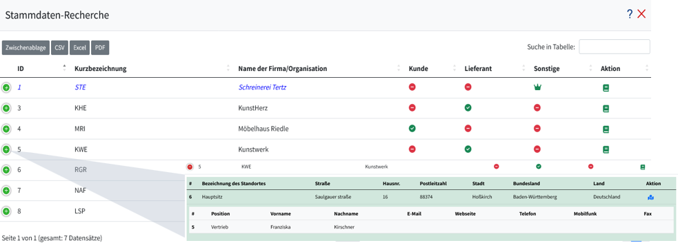 Stammdaten für Kunden und Lieferanten mit dem EP Enterprise Portal