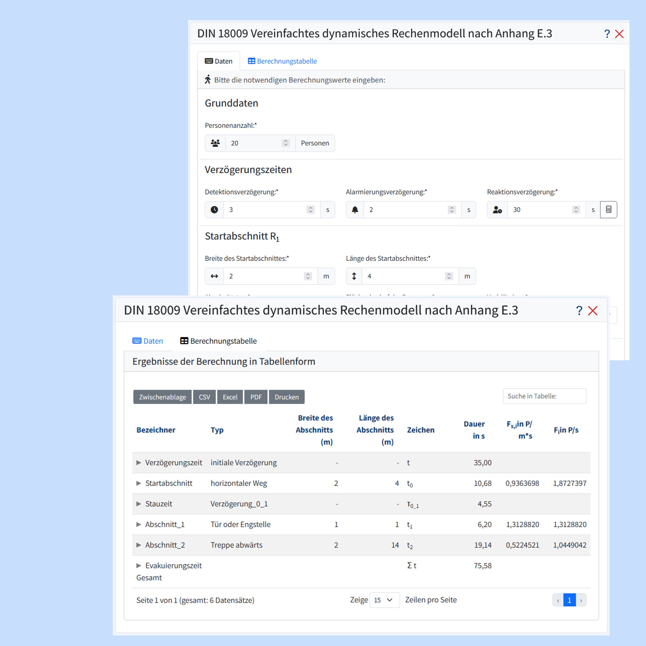 DIN 18009 Vereinfachtes dynamisches Rechenmodell